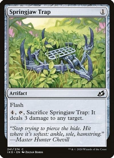 Springjaw Trap Ikoria: Lair of Behemoths Magic card