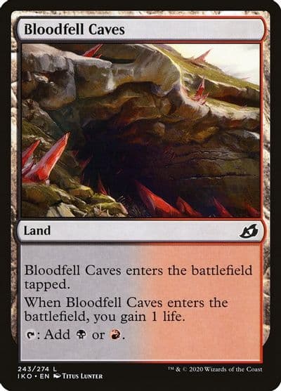 Bloodfell Caves Ikoria: Lair of Behemoths Magic card