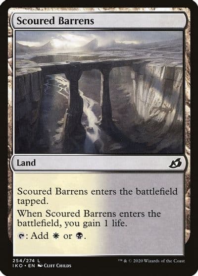 Scoured Barrens Ikoria: Lair of Behemoths Magic card