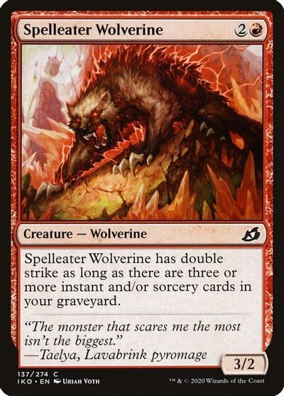 Spelleater Wolverine Ikoria: Lair of Behemoths Magic card