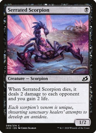 Serrated Scorpion Ikoria: Lair of Behemoths Magic card