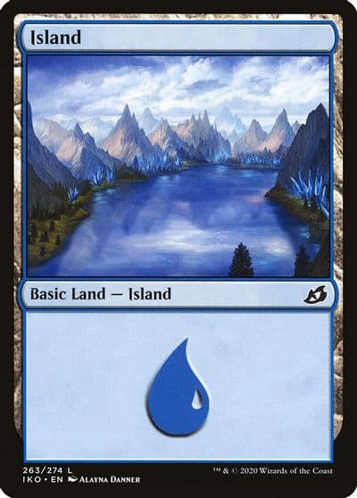 Island 263 Ikoria: Lair of Behemoths Magic card