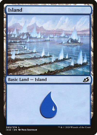 Island 265 Ikoria: Lair of Behemoths Magic card