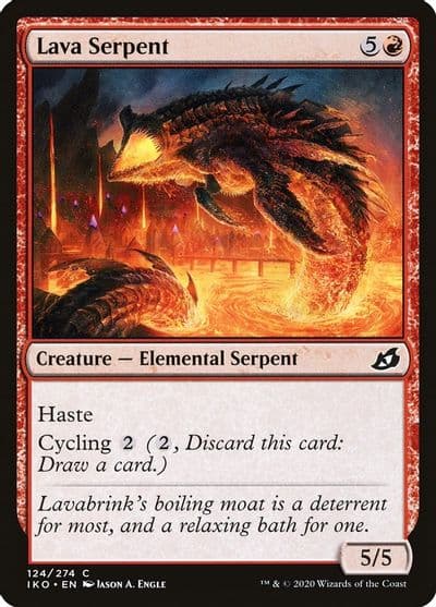 Lava Serpent Ikoria: Lair of Behemoths Magic card
