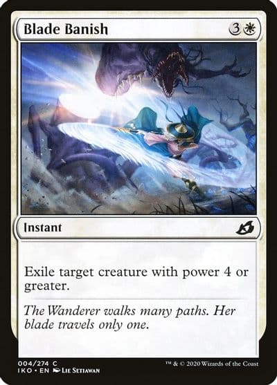 Blade Banish Ikoria: Lair of Behemoths Magic card