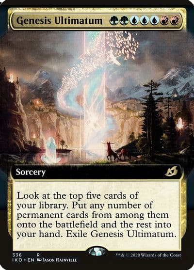 Genesis Ultimatum Extended Art Ikoria: Lair of Behemoths Magic card