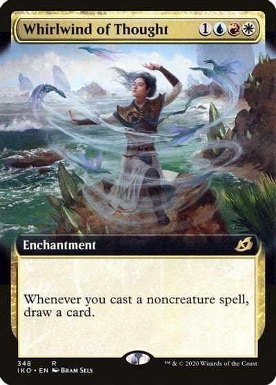 Whirlwind of Thought Extended Art Ikoria: Lair of Behemoths Magic card