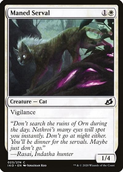 Maned Serval Ikoria: Lair of Behemoths Magic card