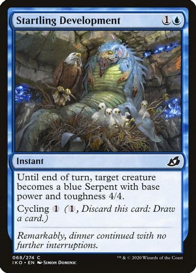 Startling Development Ikoria: Lair of Behemoths Magic card