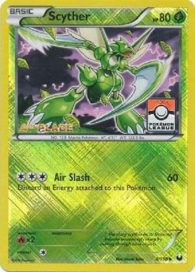 Scyther (Pokemon League) [4th Place] League & Championship Cards Pokemon card