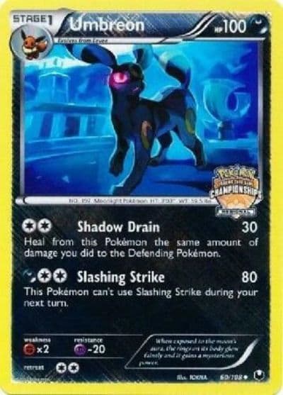 Umbreon (Regional Championships) League & Championship Cards Pokemon card