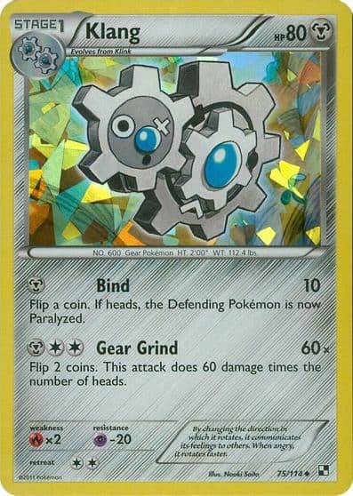 Klang (Cracked Ice Holo) Blister Exclusives Pokemon card