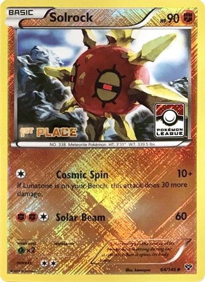 Solrock (Pokemon League) [1st Place] League & Championship Cards Pokemon card