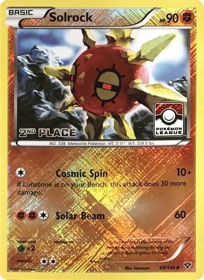 Solrock (Pokemon League) [2nd Place] League & Championship Cards Pokemon card