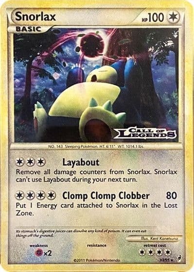 Snorlax (Prerelease) Nintendo Promos Pokemon card
