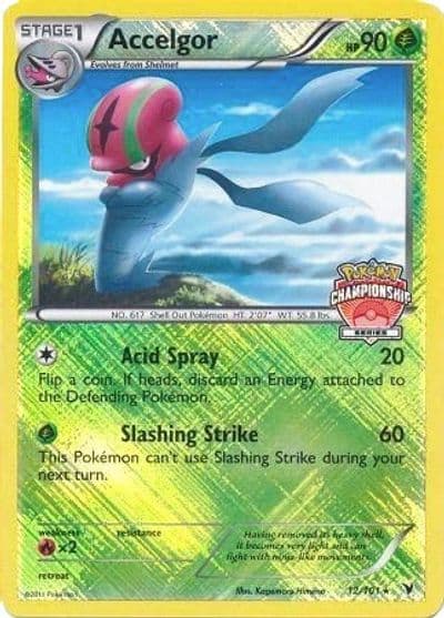 Accelgor (Championship Series) League & Championship Cards Pokemon card