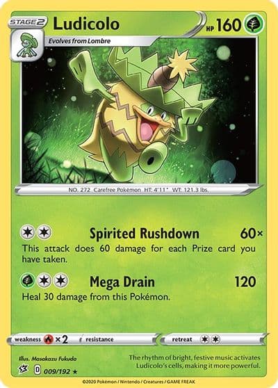 Ludicolo SWSH02: Rebel Clash Pokemon card