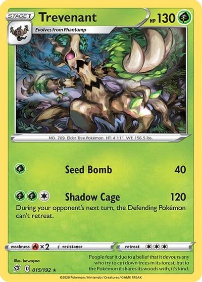 Trevenant SWSH02: Rebel Clash Pokemon card