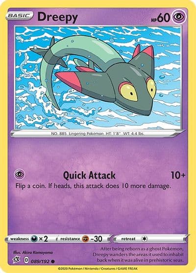 Dreepy SWSH02: Rebel Clash Pokemon card