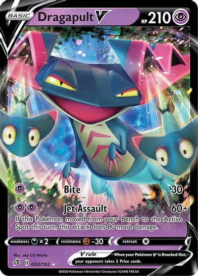 Dragapult V SWSH02: Rebel Clash Pokemon card