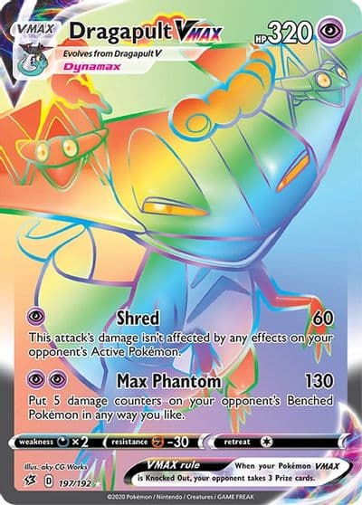 Dragapult VMAX (Secret) SWSH02: Rebel Clash Pokemon card