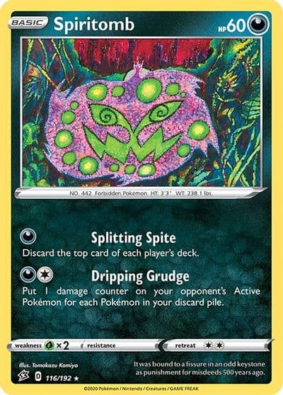 Spiritomb SWSH02: Rebel Clash Pokemon card