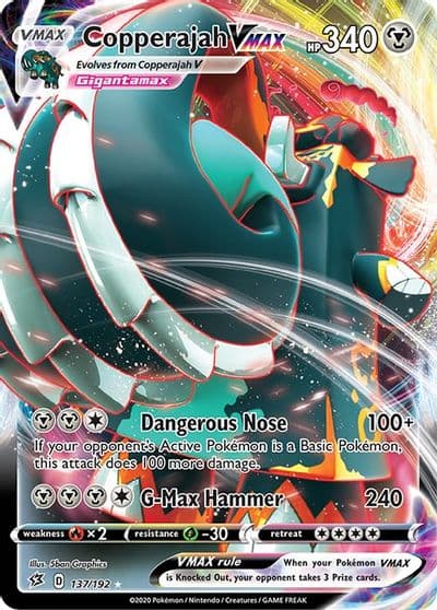 Copperajah VMAX SWSH02: Rebel Clash Pokemon card