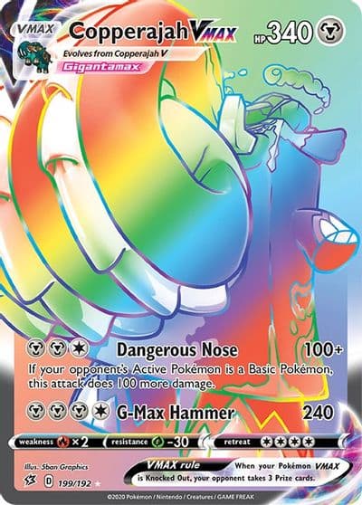 Copperajah VMAX (Secret) SWSH02: Rebel Clash Pokemon card