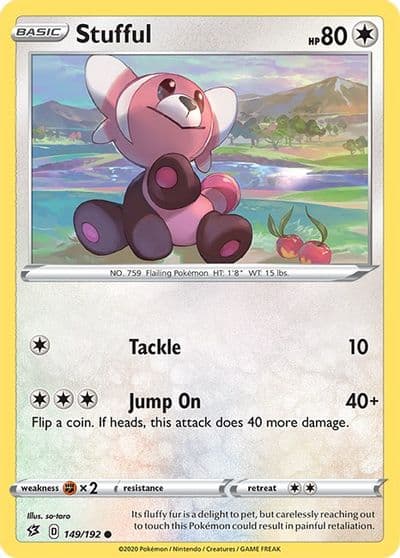Stufful SWSH02: Rebel Clash Pokemon card