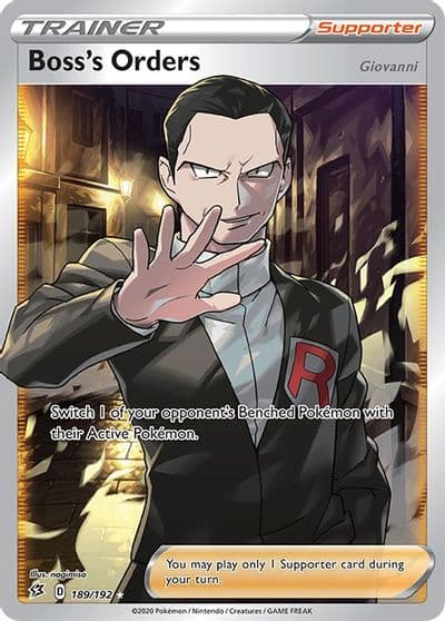 Boss's Orders (Full Art) SWSH02: Rebel Clash Pokemon card