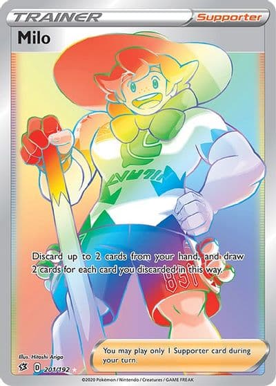Milo (Secret) SWSH02: Rebel Clash Pokemon card