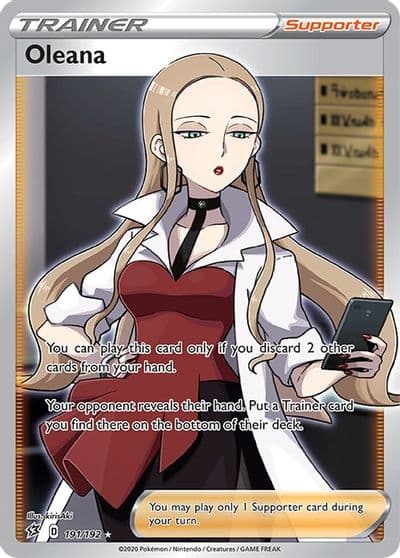Oleana (Full Art) SWSH02: Rebel Clash Pokemon card