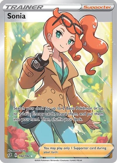 Sonia (Full Art) SWSH02: Rebel Clash Pokemon card