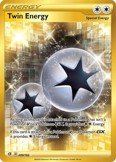 Twin Energy (Secret) SWSH02: Rebel Clash Pokemon card