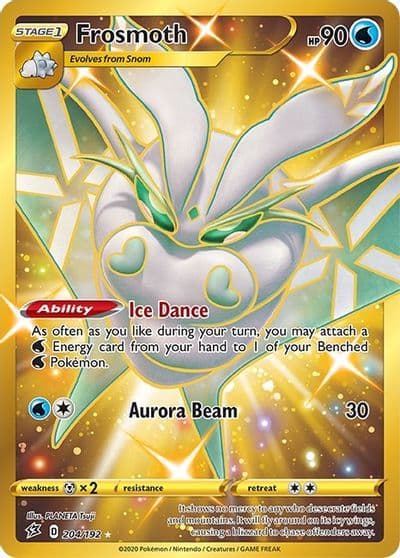 Frosmoth (Secret) SWSH02: Rebel Clash Pokemon card