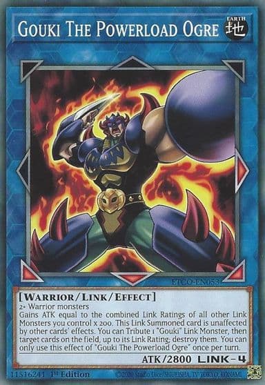 Gouki The Powerload Ogre Eternity Code Yu-Gi-Oh! card