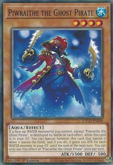 Piwraithe the Ghost Pirate Eternity Code Yu-Gi-Oh! card