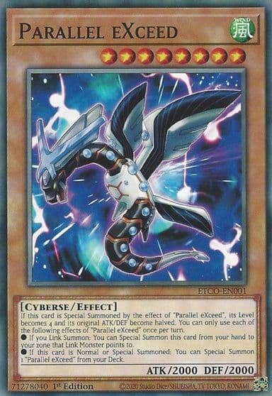 Parallel eXceed Eternity Code Yu-Gi-Oh! card
