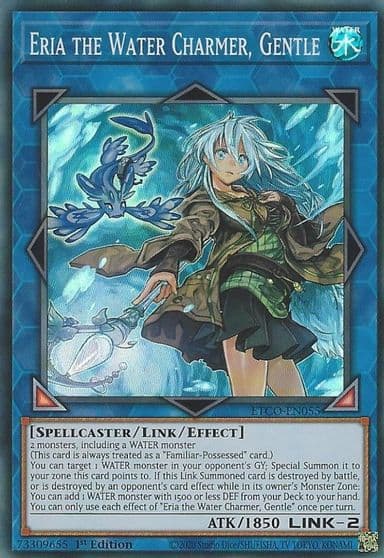 Eria the Water Charmer Gentle Eternity Code Yu-Gi-Oh! card