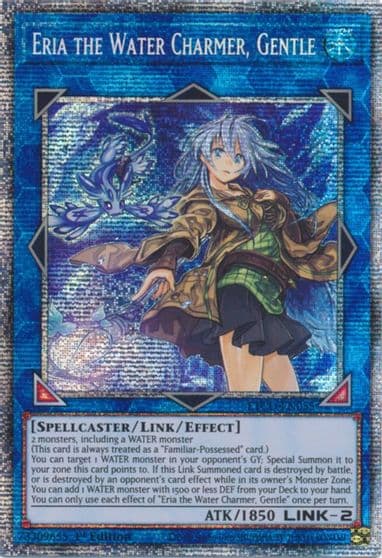 Eria the Water Charmer Gentle Starlight Rare Eternity Code Yu-Gi-Oh! card