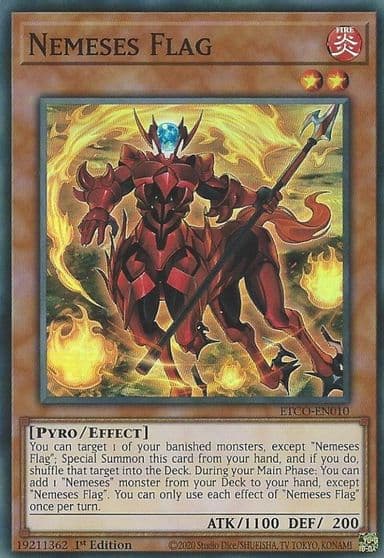 Nemeses Flag Eternity Code Yu-Gi-Oh! card