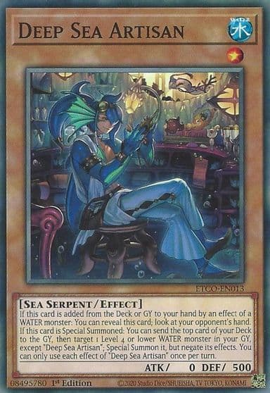 Deep Sea Artisan Eternity Code Yu-Gi-Oh! card