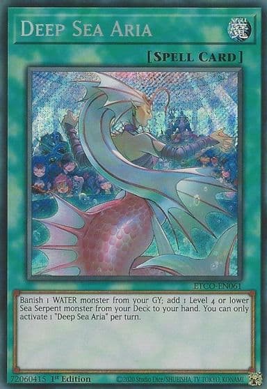 Deep Sea Aria Eternity Code Yu-Gi-Oh! card