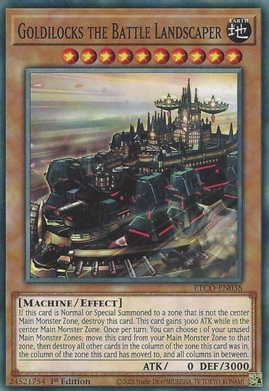 Goldilocks the Battle Landscaper Eternity Code Yu-Gi-Oh! card