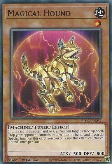 Magical Hound Eternity Code Yu-Gi-Oh! card
