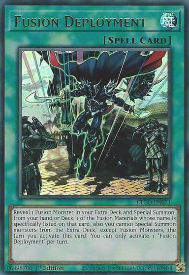 Fusion Deployment Eternity Code Yu-Gi-Oh! card