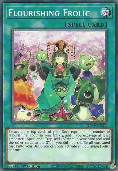 Flourishing Frolic Eternity Code Yu-Gi-Oh! card