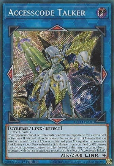 Accesscode Talker Eternity Code Yu-Gi-Oh! card