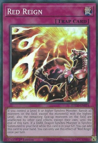 Red Reign Eternity Code Yu-Gi-Oh! card