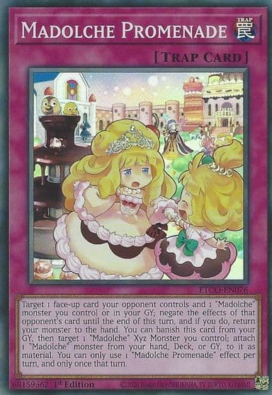 Madolche Promenade Eternity Code Yu-Gi-Oh! card